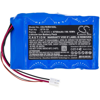 Battery for Fujikura FSM-601S;FSM-602S;FSM-61S;FSM-62S;FSM-80C+;FSM-80S;BTR-09