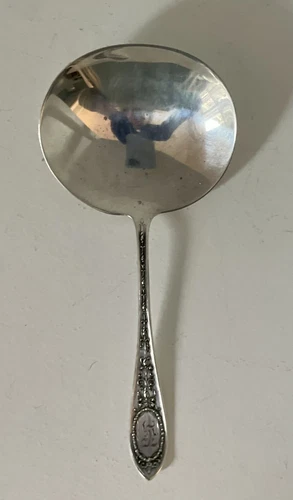 Adam by Whiting Sterling Silver Bon Bon Spoon Server Antique