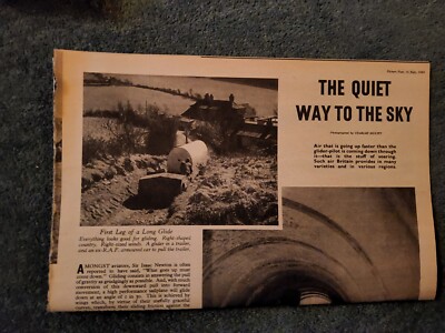 Sk99 Ephemera 1949 Artikel Segelflugzeug Piloten
