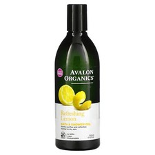Avalon Organics Bath Shower Gel Refreshing Lemon 12 fl.oz