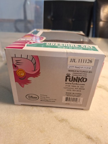 Funko Pop! Disney-Gato de Cheshire #35 Logo de la Tienda Disney *Raro *Bóveda* Auténtico - Imagen 12 de 12
