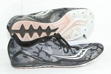 Saucony Men's Vendetta Track Spikes Racing Shoes Size 11 Black  White Camo 