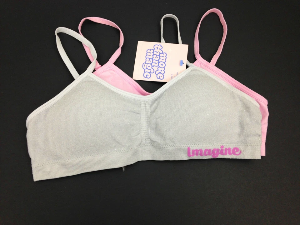 Sujetadores More than Magic Pullover 2/Niñas Talla Pequeña *Imagina* Insertos Entrenamiento Plateado Foto 2 de 4