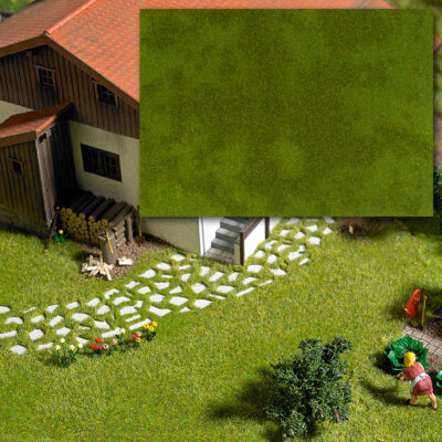 Busch Laubflocken Mittelgrün - Modellbahn Zubehör 1:87