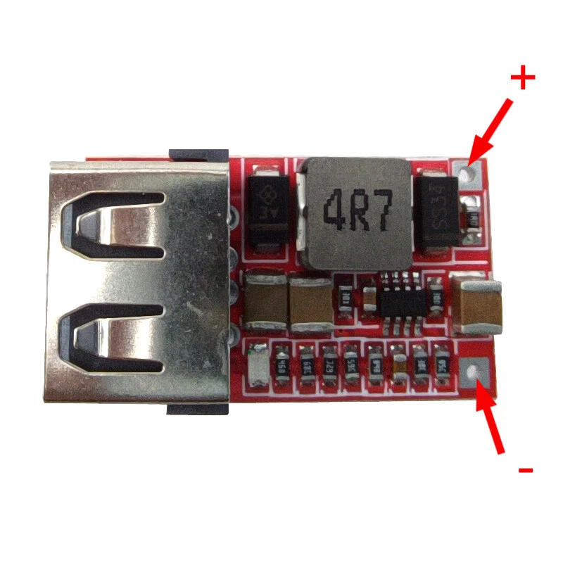 DC Voltage Step Down Board 6-24V Input 12V-5V 3A Output USB Charger Power Supply - Image 2 of 4