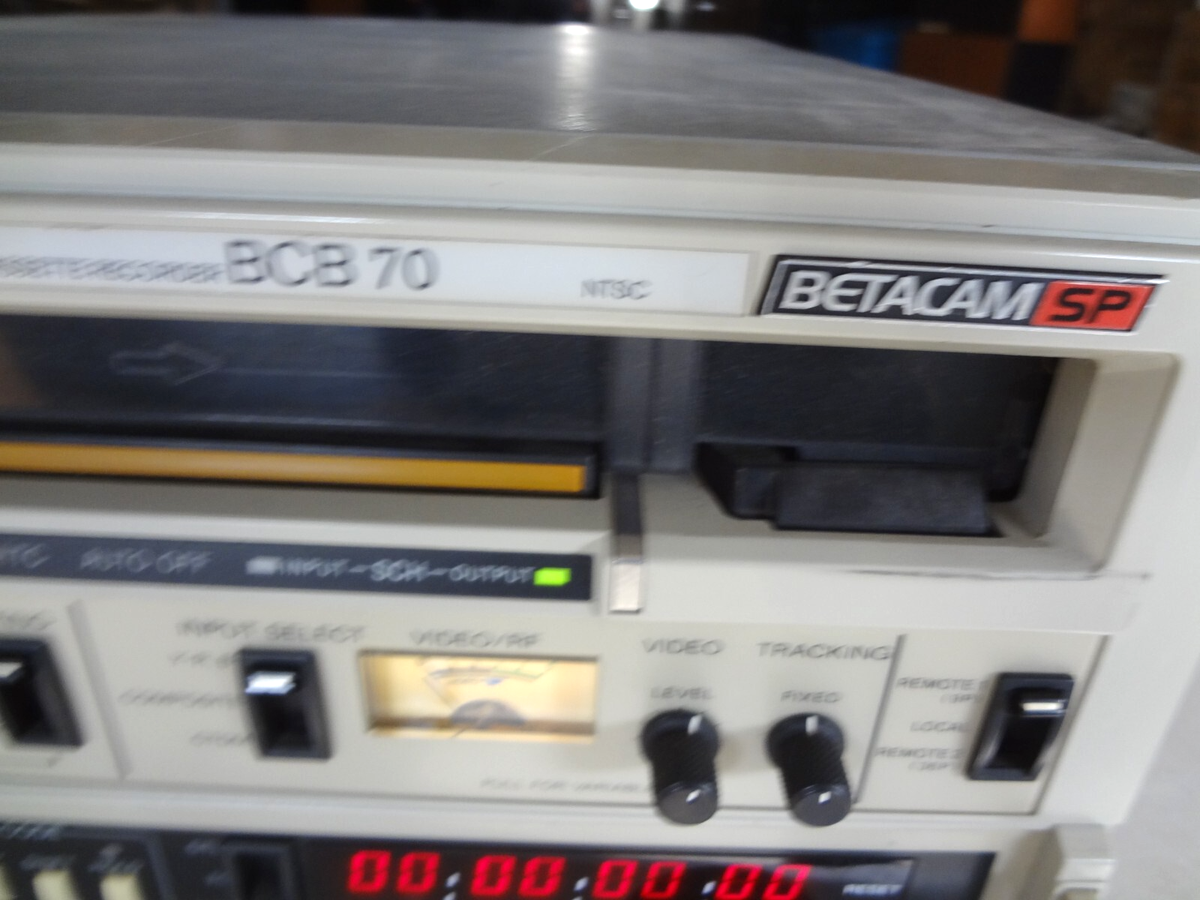 ꙮ BTS BCB 70N BetaCam SP NTSC Video Cassette Recorder Player | eBay