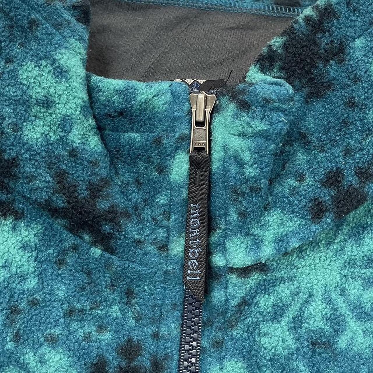 ARC'TERYX Montbell Snowflake Fleece Clima Plus Giacca Blu Uomo Taglia Media M