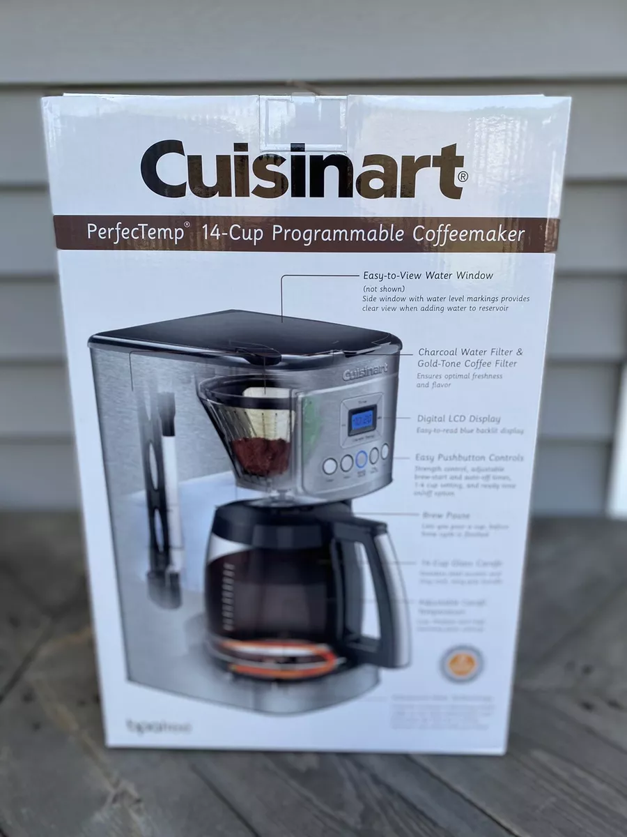 Cuisinart Perfectemp™ 14 Cup Programmable Coffeemaker, Silver 