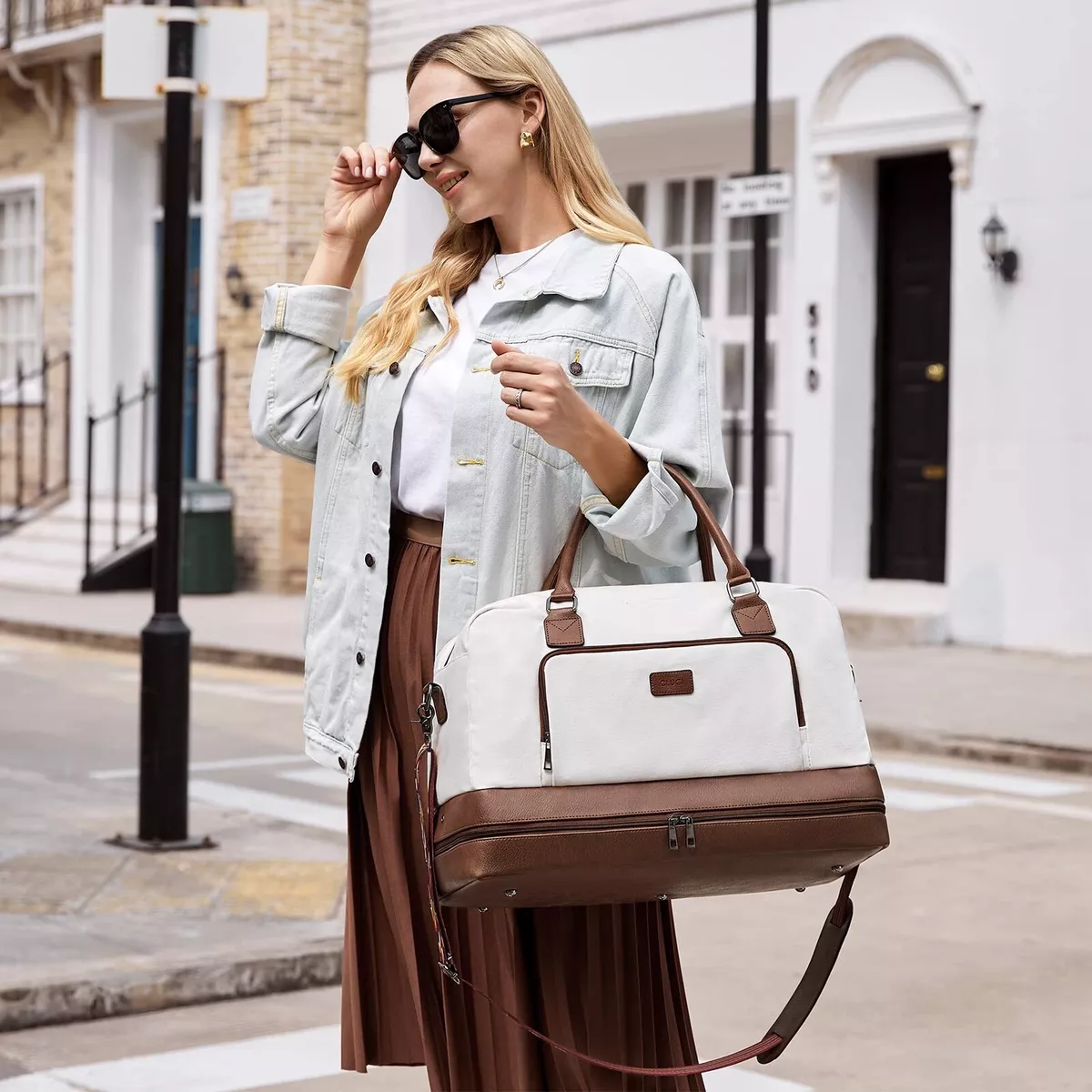 Womens weekend bag deals with shoe compartment