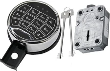 Ambition Electronic Keypad Lock For Safes Swing Bolt Lock With 2 Override Keys