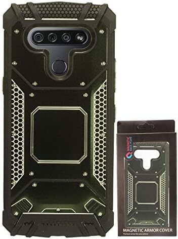 HualuBro Cover Portafoglio Con Magnetica Per LG K51 E LG Q51 | Custodia A Libro In PU Pelle Con Slot Carte E Funzione Stand