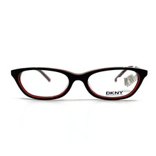 DKNY DY4558 3277 Eyeglasses Frames Brown Red Round Cat Eye Full Rim 49-16-140