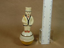 Vintage Celluloid Roly Poly - Circus Ringmaster - Man in Top Hat - Germany L00K