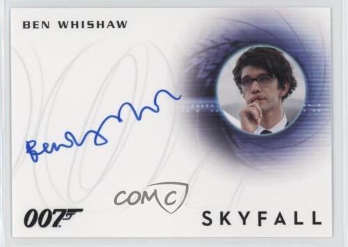 2017 James Bond Archives Final Edition Horizontal Skyfall Ben Whishaw Q Auto ob9 - Picture 1 of 3