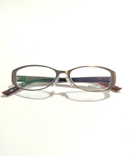New Fendi women's Eyeglasses 899 F899 Brown Copper 209 Authentic 50-16-140 - 第 4/6 張圖片