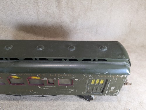 Ives Prewar 187 Buffet Car Wide Gauge Passenger Car Dark Green As Pictured READ - Picture 17 of 24
