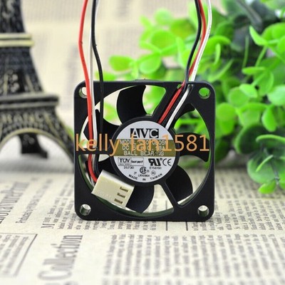 100% Test 1pc AVC C5010B05M 5010 5CM 5V 0.18A 3-wire Double   Cooling Fan *vv