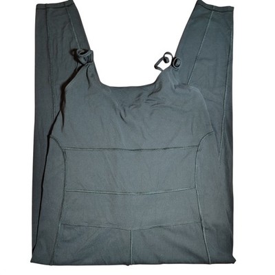 GAME US Jumpsuit  Black Nylon Lycra Adjustable Strap Size M dark goth vamp