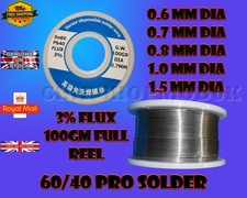 60/40 Professional TIN LEAD solder wire soldering 3% flux rosin NOT FAKE SOLDER
