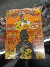 vintage KOOKY SPOOKS WONDER WITCH blow-up Halloween costume New In Sealed Box 