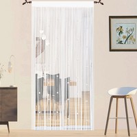 Fadenvorhang Insektenschutz TüRvorhang Fliegengitter Fliegenvorhang 90X200Cm