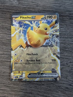 Pokemon SV02 Paldea Evolved Pikachu EX 063/193 DOUBLE RARE