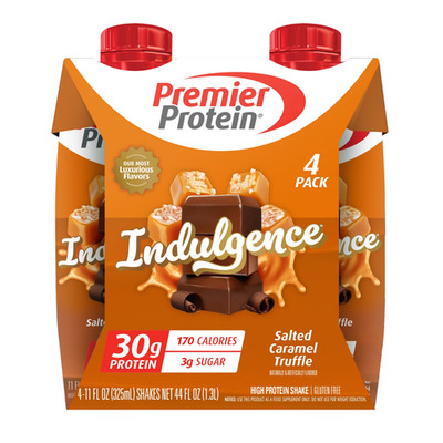 Premier protein Indulgence salted caramel Truffle 30g 4 Pack....