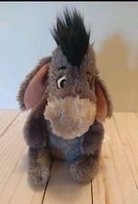 8" Disney Parks Authentic Eeyore Bean Bag Plush Stuffed Animal Removable Tail