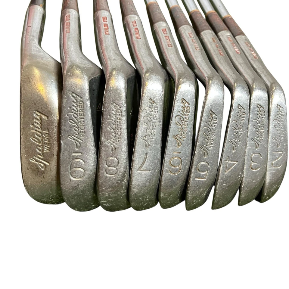 Vintage Spalding Top-Flite Tournament Model Iron Set 2–9 + Wedge Steel Shaft RH - Image 2 of 4