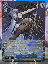 Weiss Schwarz Azur Lane New Jersey SP English Gold Signature