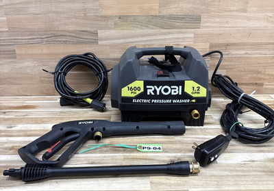 #ad RYOBI 1600 PSI 1.2 GPM Corded Electric Pressure Washer RY141612 P9 04 $78.00