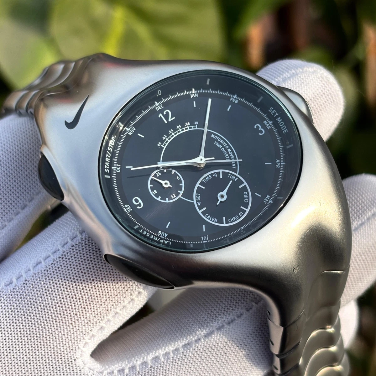 レア品 90s 未使用 GOLDWIN TORAY フィールドセンサ ジャージ Vintage Nike Triax Armored Chronograph Oval Shape Japan Quartz