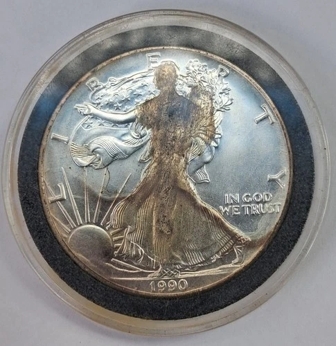 1990 ASE 1 OZT Fine Silver Hurricane Katrina Survivor, Still Unopened/W Capsule