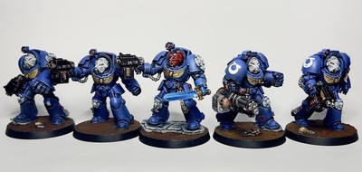 Ultramarines Terminator Squad Warhammer 40k pro painted Primaris Space Marines