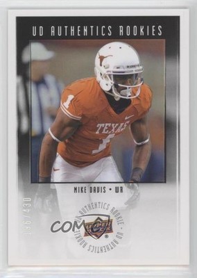 2014 Upper Deck UD Authentics Rookies 196/430 Mike Davis #UA-43 RC 3c7