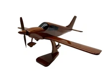 PA-28 Piper Archer Cherokee Wood Wooden Private Pilot Aviation Airplane Model
