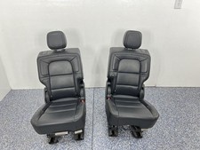 2018 Lincoln Navigator L 2nd Row Second Row Bucket Seats Black Leather 868709 2018 Lincoln Navigator L 2nd Row Second Row Bucket Seats Black Leather 868709