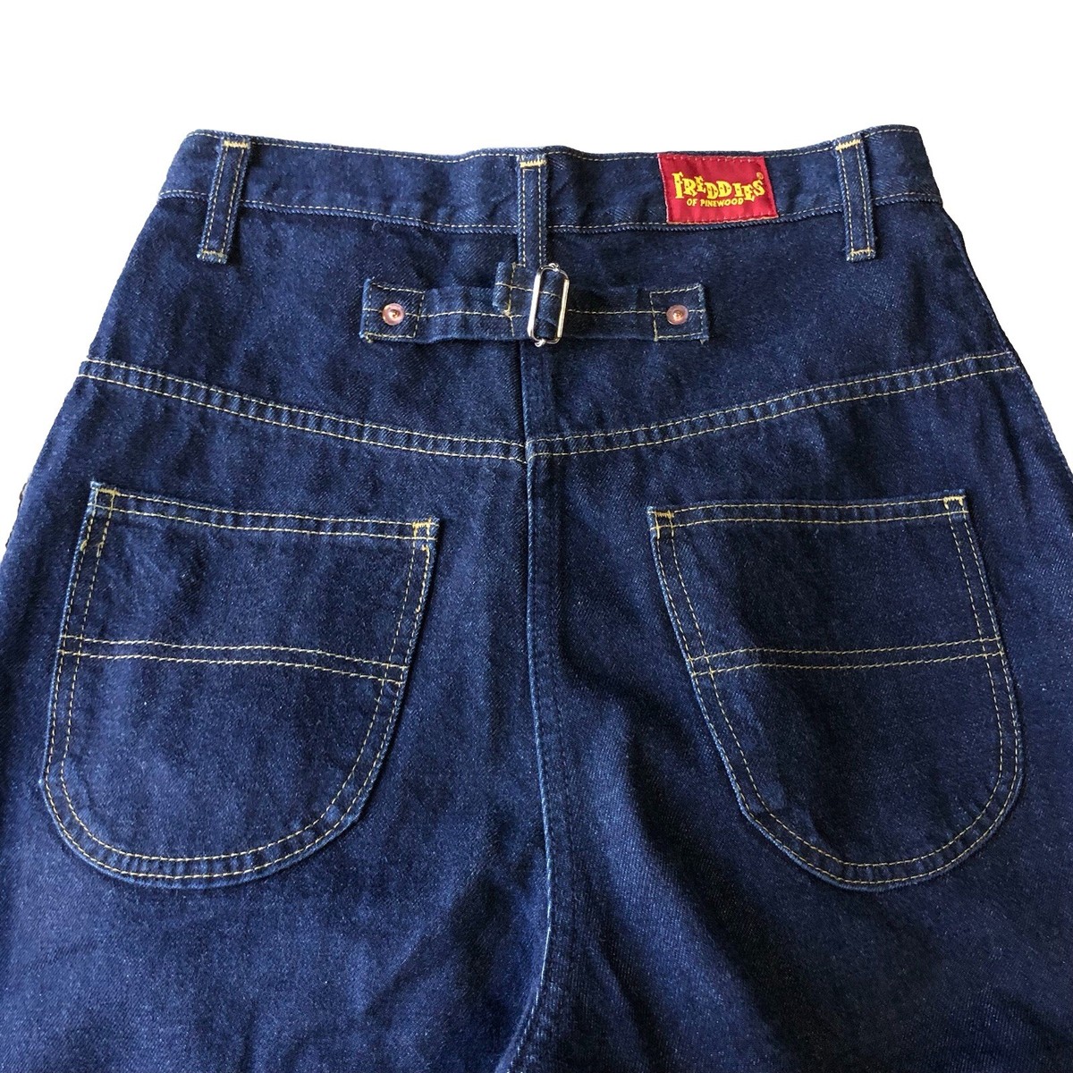 Freddies of Pinewood Buckleback Jeans Womens 28 Rockabilly Pinup