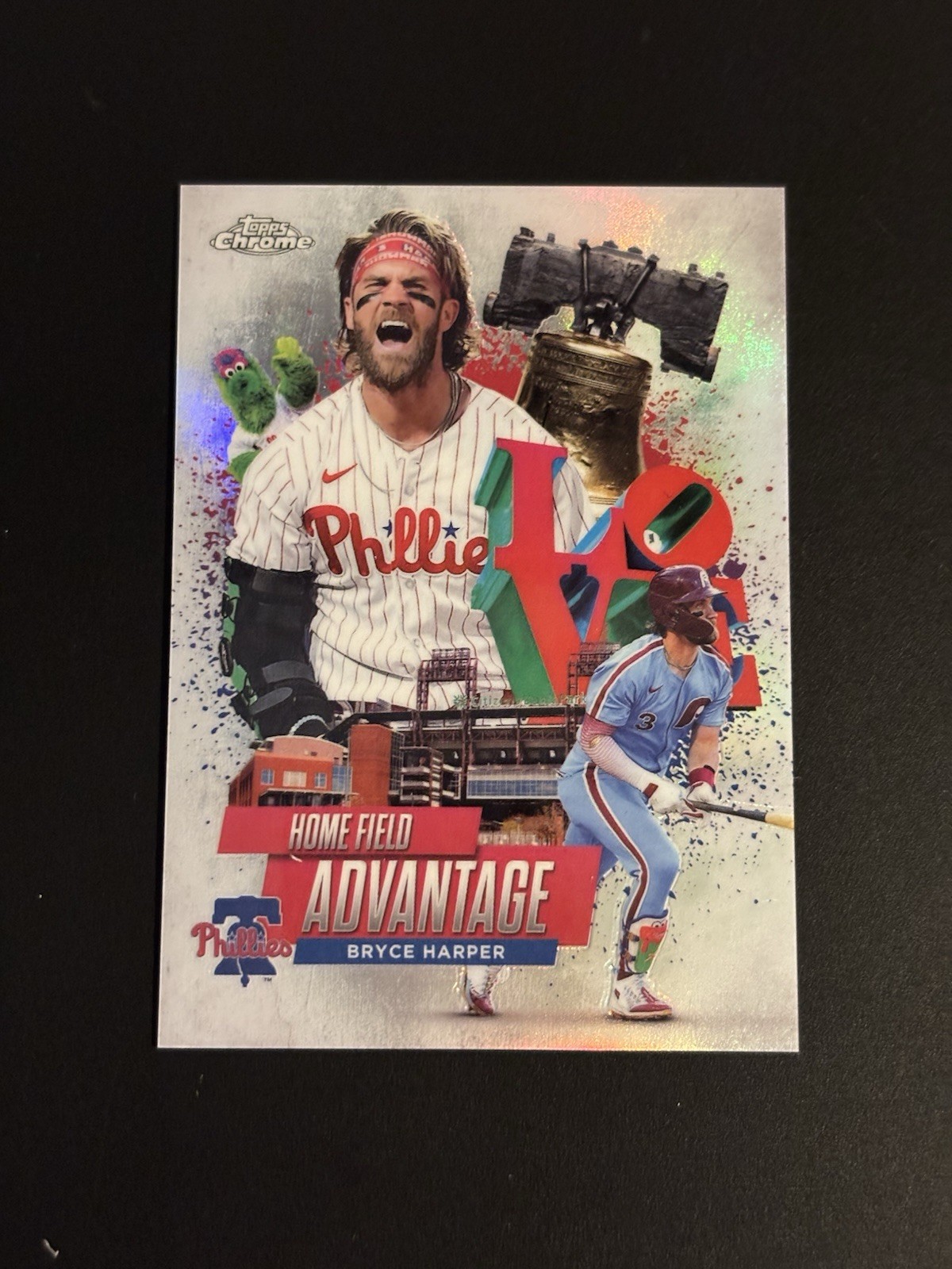 2025 Topps Chrome Bryce Harper Home Field Advantage Case Hit SSP Phillies 🔥