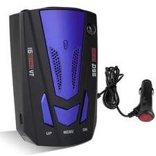 Car Radar Detector with Real-Time Voice Speed Alerts, Built-in GPS, LED Display