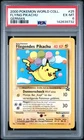 2000 POKEMON PIKACHU WORLD COLLECTION GERMAN #25 FLYING PIKACHU PSA 6
