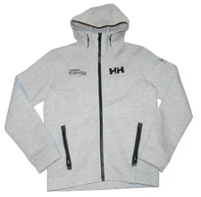 Helly Hansen Men's HP Ocean Sailing Full-Zip Jacket Gray Size M Dark Energy Usa
