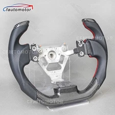 Real Carbon Fiber Yoke Steering Wheel Fit For Nissan 350z Fairlady Z 2003-2008