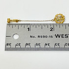 Gold Filled Gavel Masonic Eastern Star Enamel Brooch Pin Lapel Vintage — photo 9