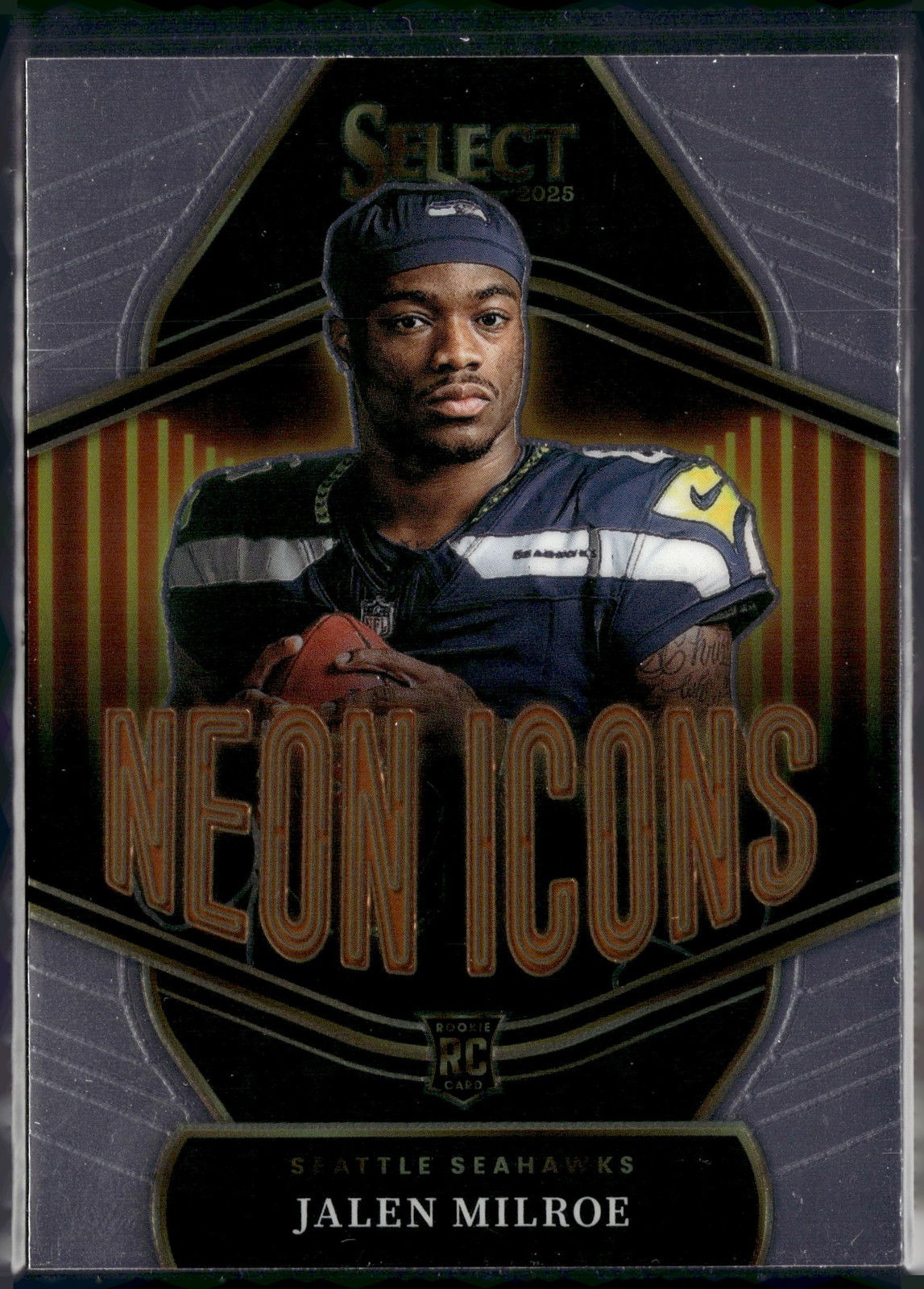 2025 Panini Select #23 Jalen Milroe Neon Icons
