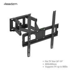 FULL MOTION LCD LED TV WALL MOUNT BRACKET SWIVEL 26 32 36 37 42 46 47 50 52 55"
