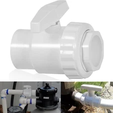 Replace For Hayward SP0722S Trimline 2-Way Ball Valve 1 1/2" SLIP ABS Pool Valve
