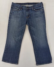 Citizens of Humanity Kelly 063 Low Waist Cropped Stretch Jeans Blue size 32