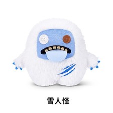 Fuggler Chunky Fuggs 15" Snowman Monster Squishy Plush Funny Tooth Ugly Cute NEW