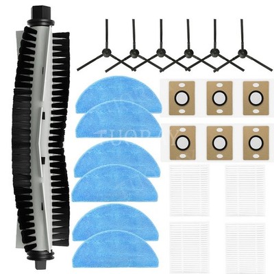 Für iLife A30 A30 Pro Saugroboter Beutel Seiten Bürste Filter Wisch Mopp Zubehör